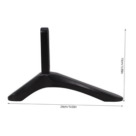 CIYODO Heavy Duty Tv Stand Base Replacement with Sturdy Aluminum Legs No Drill Desktop Mount for Tvs with Mounting Compatibility for Living Room Bedroom Use