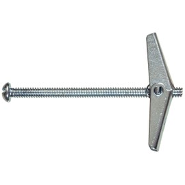 Hillman 1/4 in. Dia. x 3 in. L Round Steel Toggle Bolt 1 pk