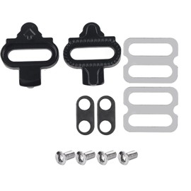 Keenso Mountain Bike Pedal Plate Set, Mountain Bike Self-Locking Pedal Cleat Shoe Plate Set for SPD Compatible with PD-M520 M540 M324 M545 M424 M647 M959
