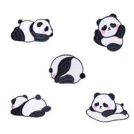 Aurooooa Iron Patch, Embroidery Patch, Iron, Repair, Applique Patch, Stickers, DIY Handmade, Set of 5