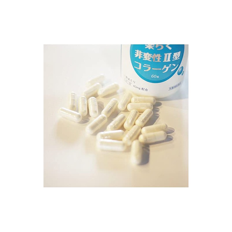 Easy Non-Denatured Type II Collagen, 60 Tablets