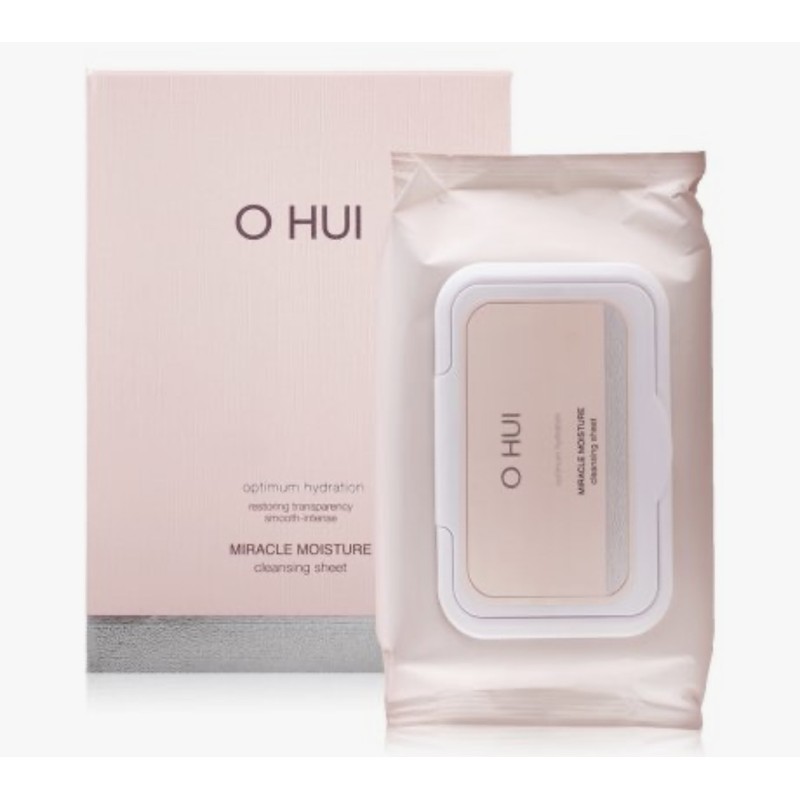 Ohui Miracle Moisture Cleansing Sheets 60 sheets / 오휘 미라클