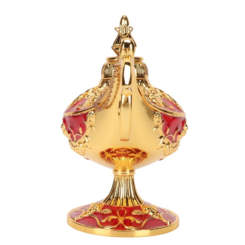 Magic Genie Lamp Exquisite Colorfast Eye Catching Alloy Embossed Pattern