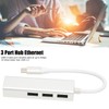USB C to Ethernet Adapter RJ45 3 USB3.0 Ports High