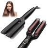 2 in 1 Hair Straightener Brush & Curler with Ceramic