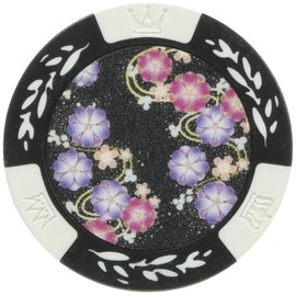 MK0134 Casino Chip Marker, Japanese Pattern A, White