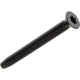 100 Qty 1/4-20 x 2-1/2" Flat Head Thread Cutting Floor Board Trailer Deck Screws | Black Phosphate | T30 Star Drive | Type F