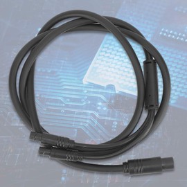 Natudeco One for Two Cable Bike Speed Sensor Bike Conversion Accessory TSDZ2 Middle Motor Cycling Conversion Cable for XH18 Instrument