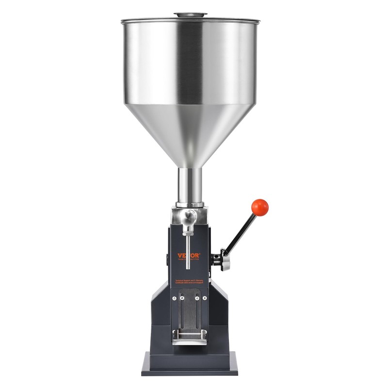 VEVOR Manual Paste Liquid Filling Machine, 5-100ml Adjustable Bottle Filling