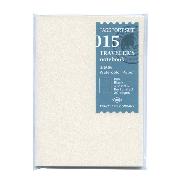 Travelers Notebook Passport Size Refill [Watercolor Paper] 14406