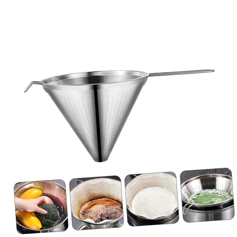 Gadpiparty 1 PC Stainless Funnel Durable Home Coffee Dripper Tea