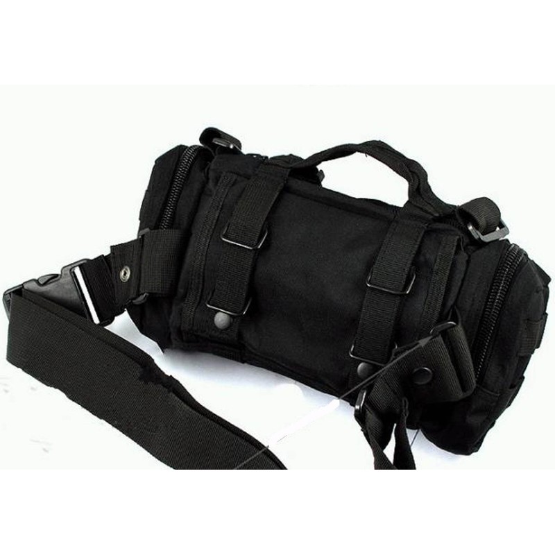 多機能 防水 4WAY仕様 自転車バッグ フロントバッグ ブラック メッセンジャーバッグ ショルダー ウエスト ハンドバッグ