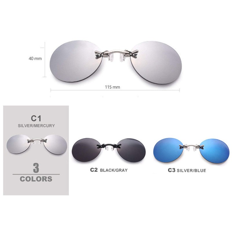 Morpheus Style Sunglasses, Rimless/Smoke Lens