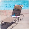 GRIRIW Sunbathing Lounger Pillow Beach Chair Pillow Neck Support Deck