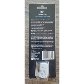 Blade NEW Blade Nose & Ear Hair Trimmer Stainless Steel Battery Operated Portable