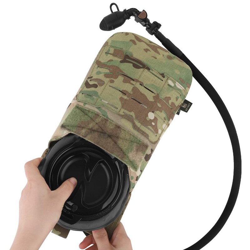 KRYDEX GEAR Tactical Hydration Pouch Molle Hydration Bag for 1L