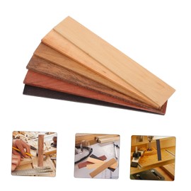 TEHAUX 6 pcs Textured Wood Panels for DIY Crafts Replacement Garden Bench Sturdy and Portable Wooden Boards for Engraving and Garden Projects