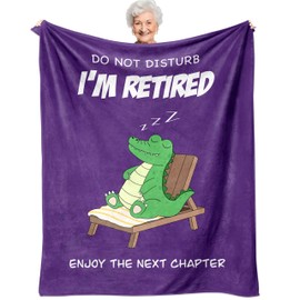 Retirement Gifts,Gift for Retirement,Retirement Gift for Woman,Funny Retirement Gifts for Woman,Gifts for Retirement Women,Best Retirement Gifts Ideas,Retirement Blanket for Women 50" X 60"