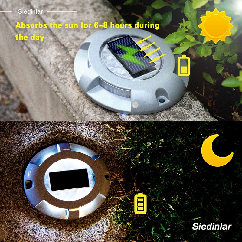 Siedinlar Solar Deck Lights 1 Pack (Blue)
