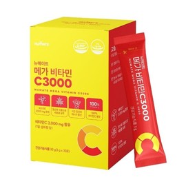 Numate 뉴메이트 메가 비타민C 3000 (1박스/1개월분) NewMate Mega Vitamin C 3000 (1 Box/1 Month Supply)