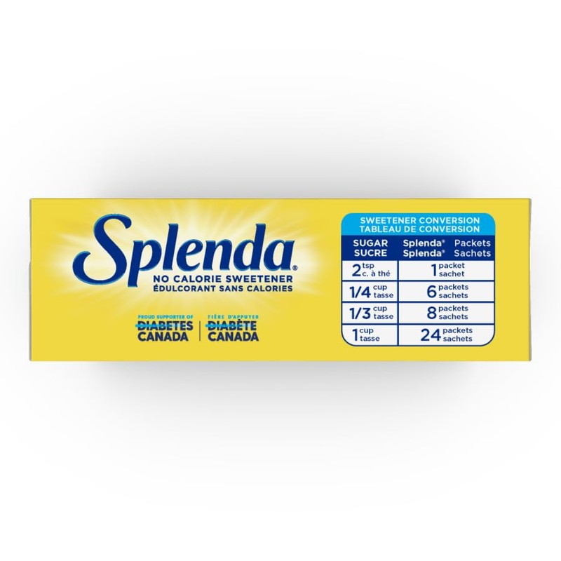 SPLENDA No Calorie Sweetener, 100 Count Packets