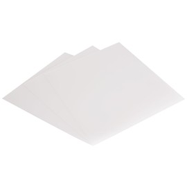 Florence Plastic Sheet 10 - Acrylic Blanks - A4 - Frosted – Base for Stamp Designs, Shaker Cards and Scrapbooking - Ideal for Crafting, DIY Projects, and More, Transparent/Green