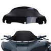 9 inch Black Wave Windshield Windscreen for Harley Electra Touring