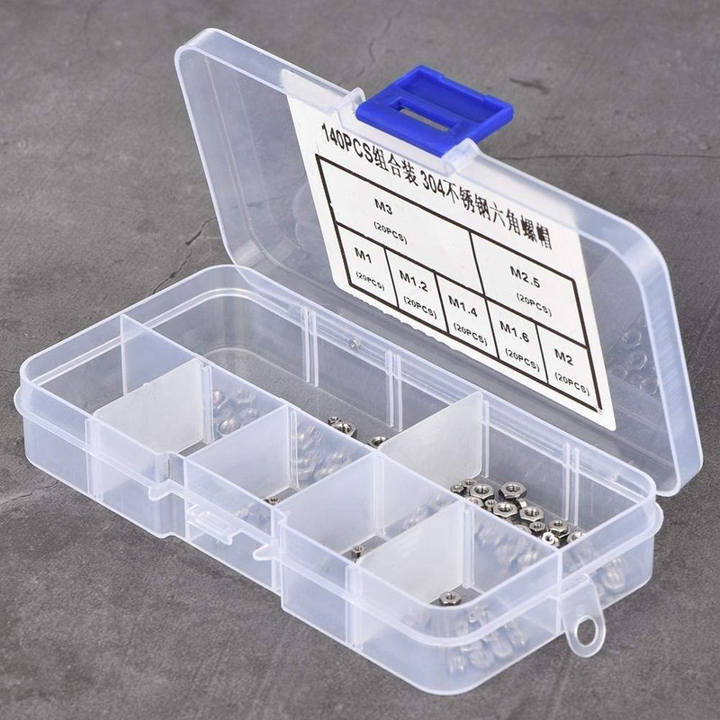 KSTE 140pcs M1 / ​​M1.2 / M1.4 / M1.6 /