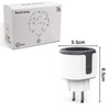 Pack of 2 WLAN Smart Sockets, Smart Home WiFi Socket
