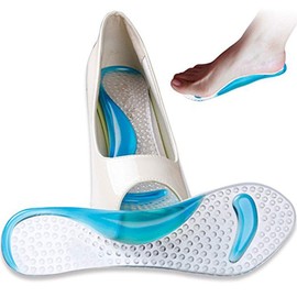 Pedimend™ 2 Pairs Silica Gel Arch Support | Flat Foot Correction Massage Shoe Pad | Soft Non Slip Orthopedic Shoe Pads | Prevent Blisters Corns Callus | Foot Care