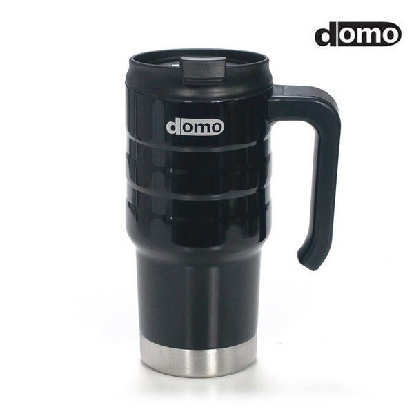 Oslo Domo Insulated Cold Insulated Handle Tumbler 590ml Black /