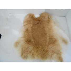 Natural Fawn Rabbit Hides Small - Medium