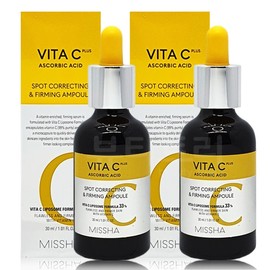 Missha Vita C Plus Blemish C Elasticity Ampoule 30ml + 30ml / 미샤 비타씨플러스 잡티씨 탄력 앰플 30ml + 30ml