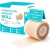 Yakiter 5CM*3M Cinta Hydrocolloid Roll,Vendajes de Parches Hidrocoloides con Autoadhesivo,Ultra