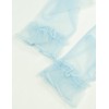 QRBTSCL - Guantes de malla de tul con volantes para