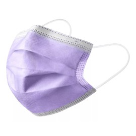 Hygenix Purple 3ply Disposable Face Masks Pfe 99% Filter Qua