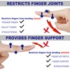 RonJea 8Pcs Oval Finger Splints & Click-Lock Adjustment Kit, 4