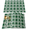 St. Patrick's Day Green Shamrock Clover Placemats Set of 6