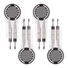 4Pcs Thin Film Pressure Sensor 20g-2Kg High Sensitivity Force Sensitive Resistor Force Sensor Pressure Sensors for Arduino DIY Industrial Precise Measurement Control