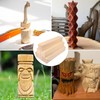 GNIEMCKIN 10 Pack Basswood Carving Blocks, 8x2x2 Inches Basswood Blocks