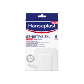 Hansaplast Sensitive Sterile Wound Dressings 10 x 15 cm Pack of 5