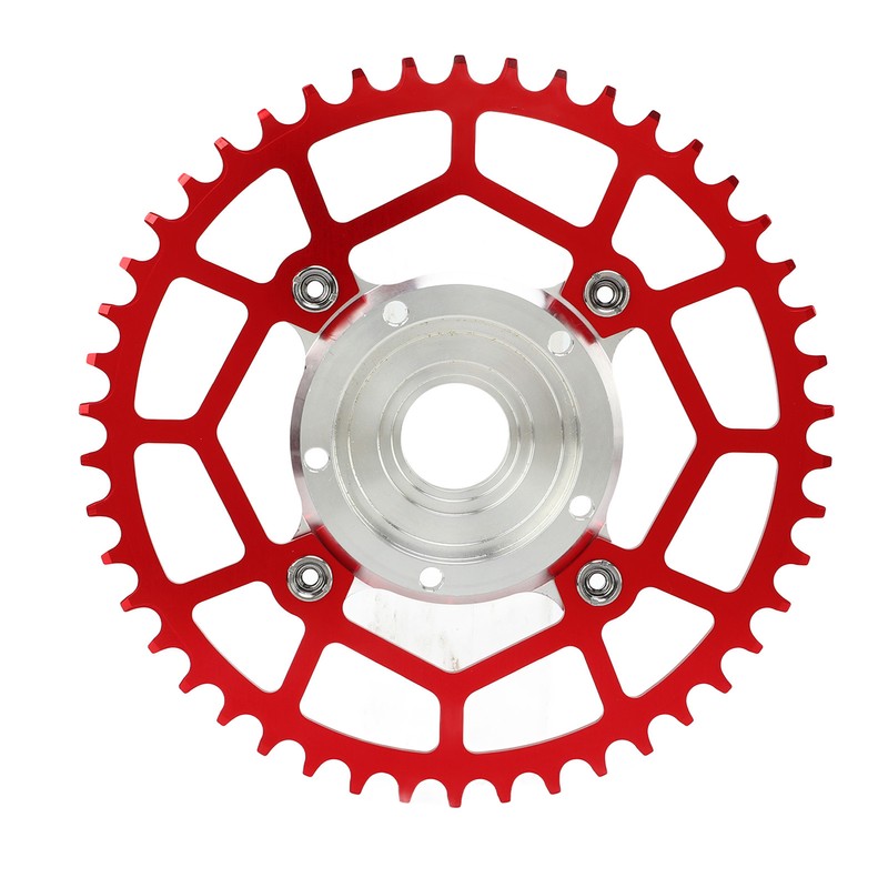 2pcs 104BCD Chainring Adapter Tooth Plate Aluminum Alloy 46T Mid