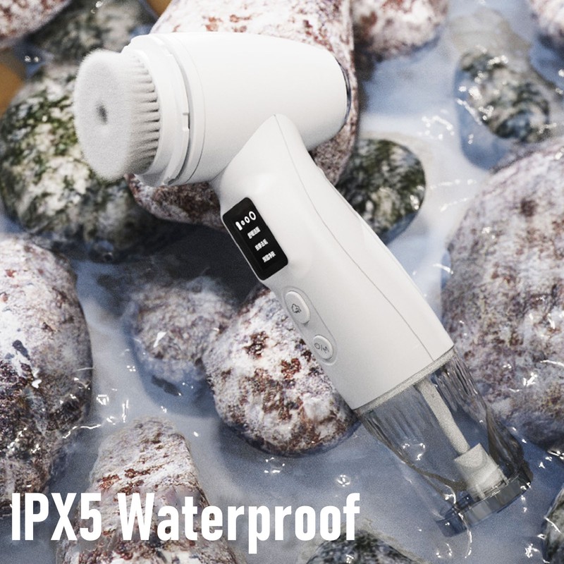 Handheld Facial Cleansing Brush IPX5 Waterproof Automatic Foaming Electric Facial