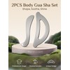 Rena Chris Muscle Scraper Tool Set - Stainless Steel Gua