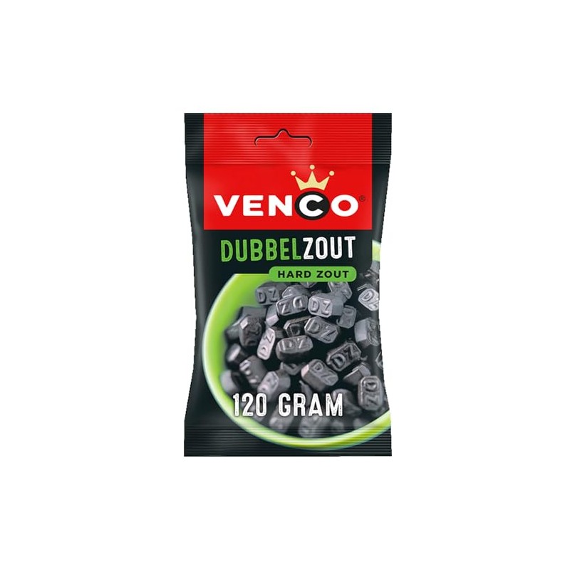 Venco Double Salt Licorice 4.2339 Ounce Bag (Pack of 1)