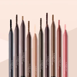 MACQUEEN NEWYORK MQNY Waterproof Pencil Gel Eyeliner, 0.06 oz (1.7 g), Resistant to Water, Sweat and Tears, Easy to Use, Fine Korean Brush, Waterproof Formula, Hypoallergenic, Long Lasting, Korean