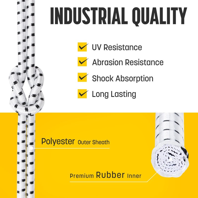 Kamu Synber Bungee Cord 8mm x 10m Elastic Shock Cord