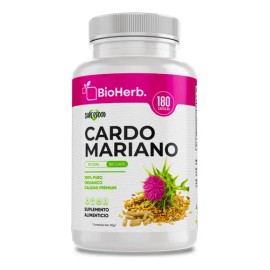Cardo Mariano 100% Puro -extracto De Silimarina 180 Capsulas Sin Sabor
