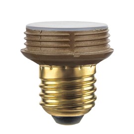 greenandco Flat LED Bulb | Dimmable | E27 | 4.5W 300lm | 3000K Warm White | CRI 90+ | No Flicker | 180° | 230V