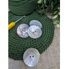 Natural Nacar Pearl Shell Buttons - Nacre - Concha -